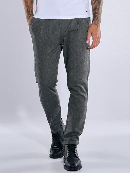 emilio adani Herren Chino slim fit Grau 37548