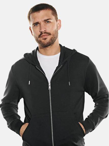 emilio adani Herren Sweatjacke Kapuze Schwarz 31801 emilio adani Herren Sweatjacke Kapuze Schwarz 31801