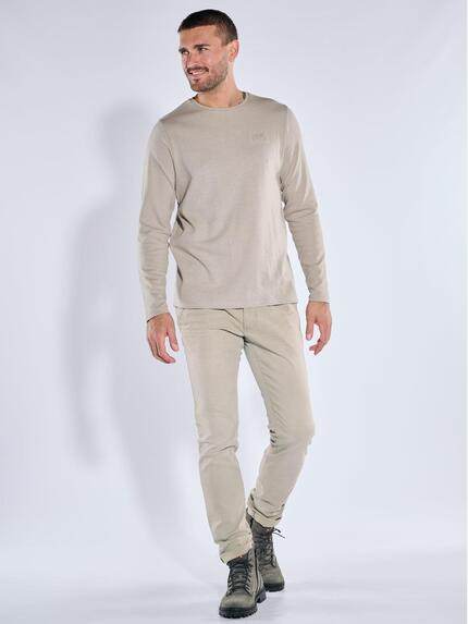 emilio adani Herren Chino mit Bundfalten Braunbeige 39114 emilio adani Herren Chino mit Bundfalten Braunbeige 39114