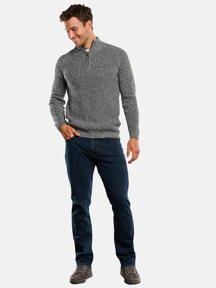 engbers Herren Pullover mit Troyerkragen Grün 33836 engbers Herren Pullover mit Troyerkragen Grün 33836