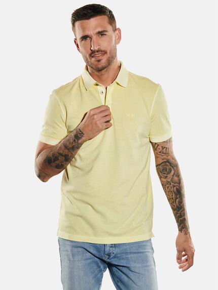 emilio adani Polo-Shirt slim fit Schwefelgelb