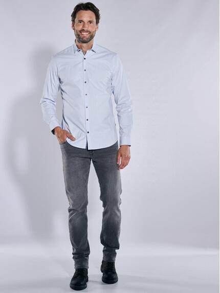 engbers Herren Langarm-Hemd "My Favorite" Blau 35839 engbers Herren Langarm-Hemd "My Favorite" Blau 35839