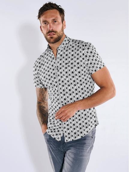 emilio adani Kurzarm-Hemd slim fit Schwarz