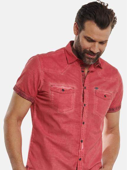 engbers Herren Kurzarm-Hemd gefärbt Feuerrot 32819 engbers Herren Kurzarm-Hemd gefärbt Feuerrot 32819
