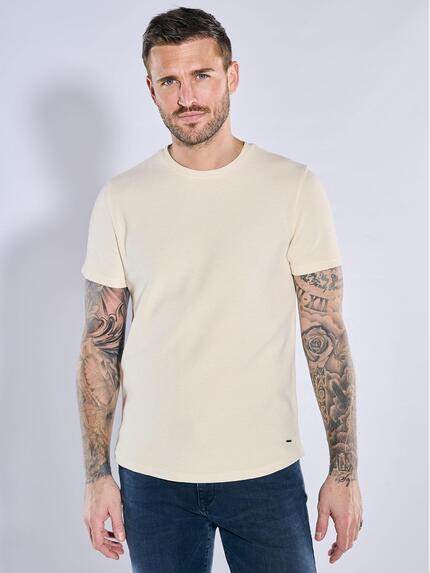 emilio adani T-Shirt uni Beige