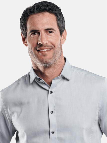 engbers Herren Hemd "My Favorite" Silbergrau 29511