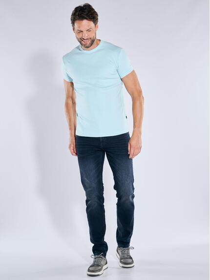 engbers Herren Basic-Shirt "My Favorite" organic Hellblau 39263 engbers Herren Basic-Shirt "My Favorite" organic Hellblau 39263