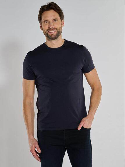 ENGBERS GERMANY Herren Rundhals T-Shirt Saphirblau 39591 ENGBERS GERMANY Herren Rundhals T-Shirt Saphirblau 39591