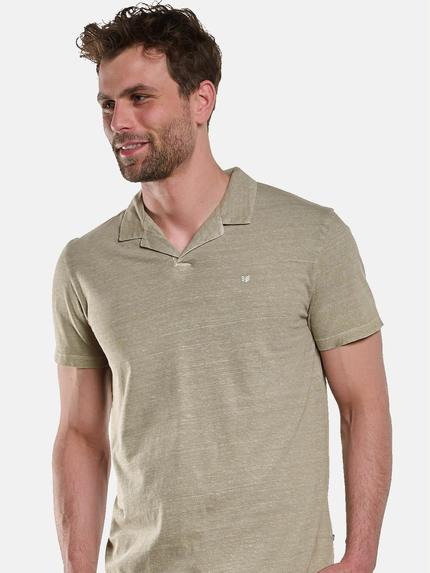 ENGBERS GERMANY Herren Polo-Shirt mit Leinen-Anteil Ecru 33106 ENGBERS GERMANY Herren Polo-Shirt mit Leinen-Anteil Ecru 33106