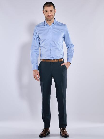 engbers Herren Anzug-Hose Slim Fit "My Favorite" Blau 36375 engbers Herren Anzug-Hose Slim Fit "My Favorite" Blau 36375