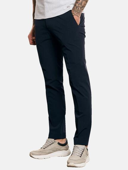 emilio adani Anzughose slim fit Saphirblau