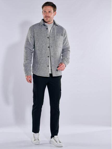 ENGBERS GERMANY Herren Overshirt mit wertigem Schafswollanteil Anthrazit 37873 ENGBERS GERMANY Herren Overshirt mit wertigem Schafswollanteil Anthrazit 37873