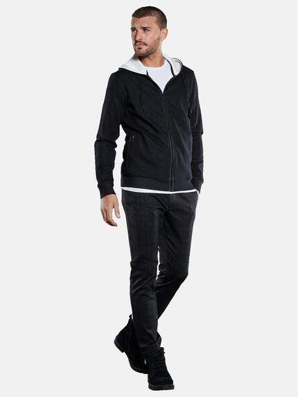 emilio adani Herren Sweatjacke uni Grau 33744