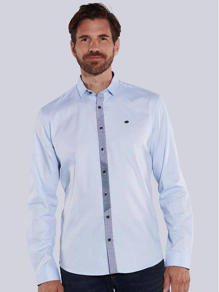 engbers Herren Langarm-Hemd regular Blau 35796 engbers Herren Langarm-Hemd regular Blau 35796