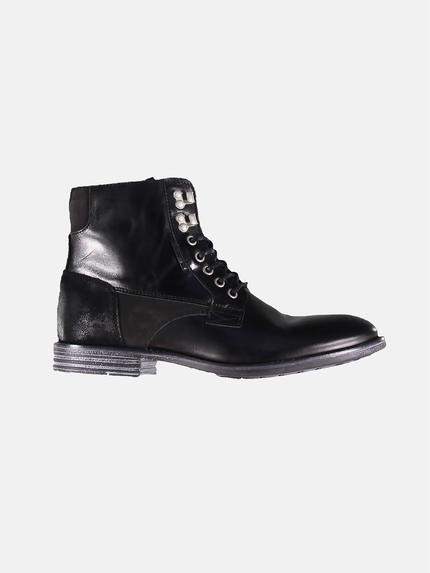emilio adani Angesagte Lederboots Schwarz