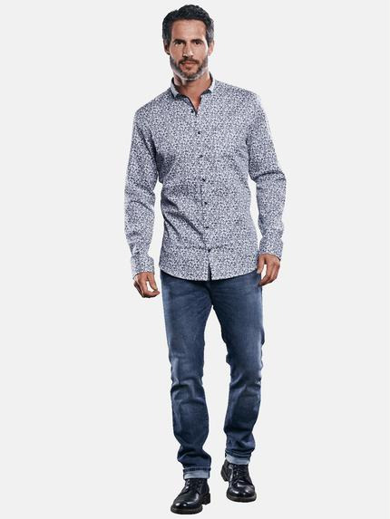 engbers Herren Hemd langarm Saphirblau 30994 engbers Herren Hemd langarm Saphirblau 30994