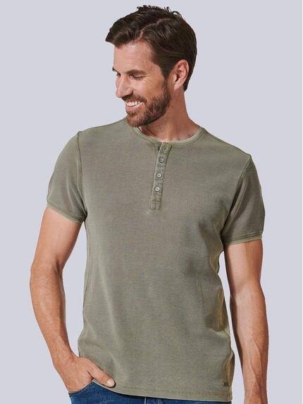 engbers Herren Henley-Shirt uni Beige 35354 engbers Herren Henley-Shirt uni Beige 35354