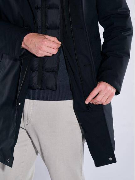 ENGBERS GERMANY Herren Mantel mit Funktionsdetails Saphirblau 37408 ENGBERS GERMANY Herren Mantel mit Funktionsdetails Saphirblau 37408