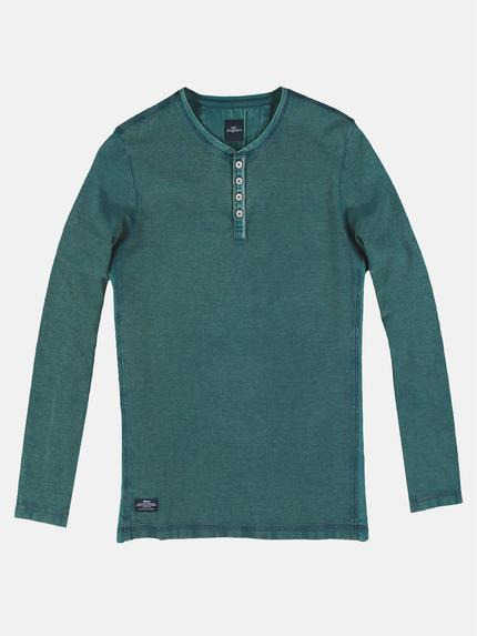 engbers Herren Henley Shirt mit schöner Waffelstruktur Dunkelgruen 30041 engbers Herren Henley Shirt mit schöner Waffelstruktur Dunkelgruen 30041