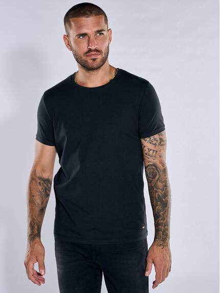 emilio adani Basic-Shirt "My Favorite" Schwarz