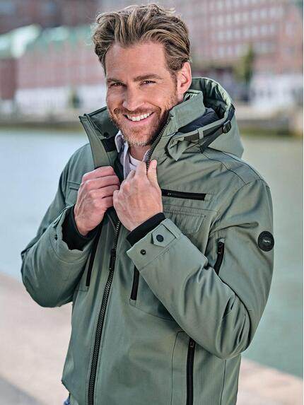 engbers Herren Funktionsjacke Khaki 39250