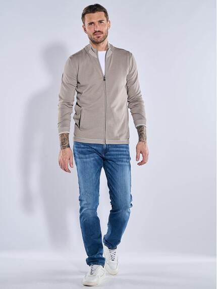 emilio adani Herren Cardigan strukturiert Grau 38943 emilio adani Herren Cardigan strukturiert Grau 38943
