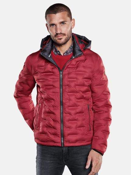 emilio adani Steppjacke mit Kapuze Rot