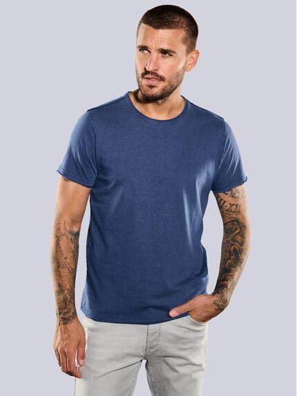 emilio adani T-Shirt uni Brilliantblau