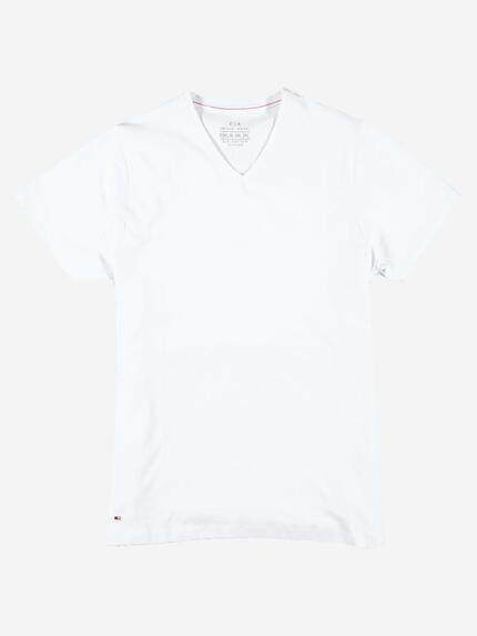 emilio adani Herren Basic-Shirt "My Favorite" Reinweiss 37386