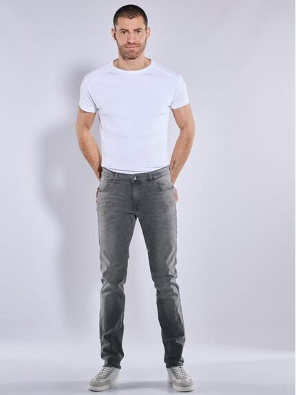 engbers Herren Super-Stretch-Jeans "My Favorite" Grau 37071 engbers Herren Super-Stretch-Jeans "My Favorite" Grau 37071
