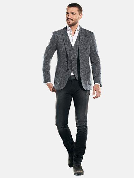emilio adani Herren Jersey-Sakko Blau 31764 emilio adani Herren Jersey-Sakko Blau 31764