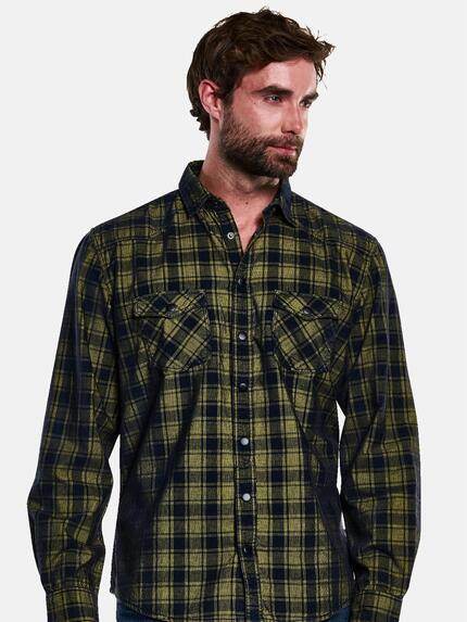 engbers Herren Langarm-Hemd kariert Safrangelb 33368 engbers Herren Langarm-Hemd kariert Safrangelb 33368