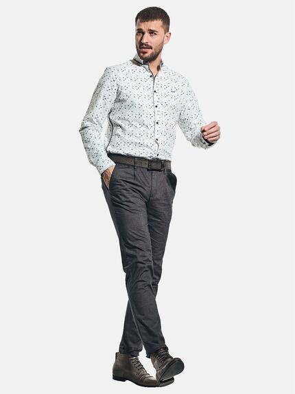 emilio adani Herren Langarmhemd mit außergewöhnlichem Druck Braunbeige 31324 emilio adani Herren Langarmhemd mit außergewöhnlichem Druck Braunbeige 31324