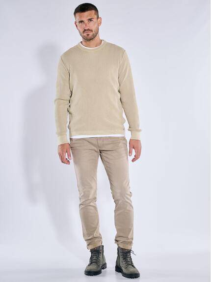emilio adani Herren Rundhals Pullover Beige 39230 emilio adani Herren Rundhals Pullover Beige 39230