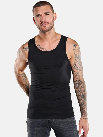emilio adani Tank-Top uni Schwarz