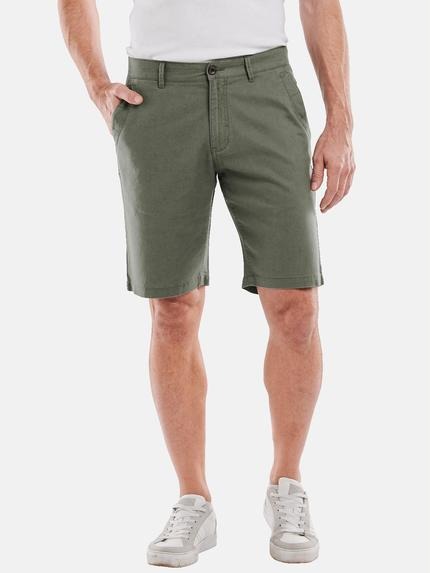 engbers Chino-Bermuda regular Blassgruen