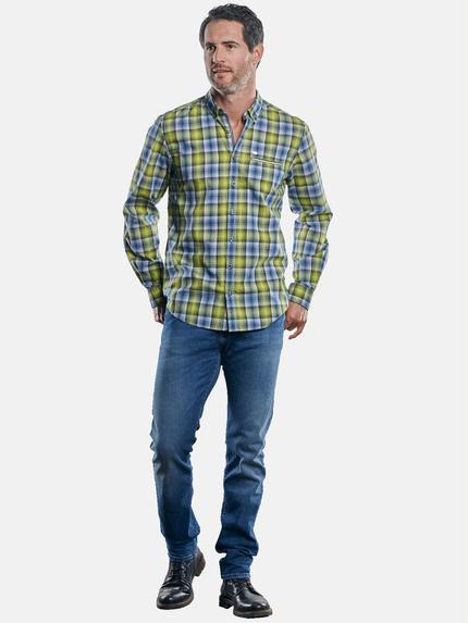 engbers Herren Karohemd Limonengelb 30146 engbers Herren Karohemd Limonengelb 30146