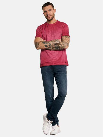 emilio adani Herren T-Shirt gestreift Violett 32763 emilio adani Herren T-Shirt gestreift Violett 32763