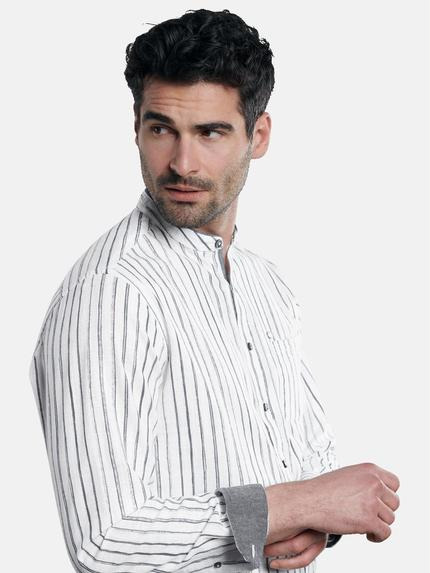 engbers Herren Hemd gemustert Naturweiss 31566 engbers Herren Hemd gemustert Naturweiss 31566