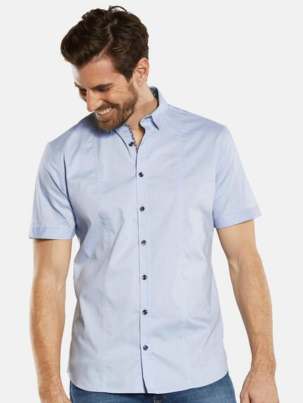 engbers Herren Kurzarm-Hemd "My Favorite" Blau 34371 engbers Herren Kurzarm-Hemd "My Favorite" Blau 34371