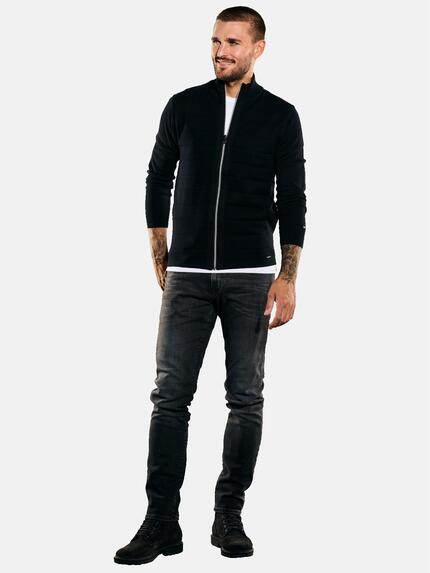 emilio adani Herren Cardigan regular Schwarz 35585 emilio adani Herren Cardigan regular Schwarz 35585