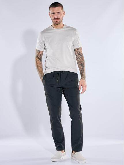 emilio adani Herren Elastische Anzughose Schwarz 40135