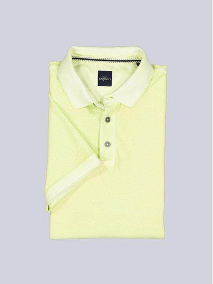 engbers Herren Polo-Shirt strukturiert Gelb 38452 engbers Herren Polo-Shirt strukturiert Gelb 38452