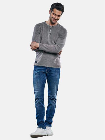 engbers Herren Lässiges Henleyshirt Dunkelgrau 31114 engbers Herren Lässiges Henleyshirt Dunkelgrau 31114