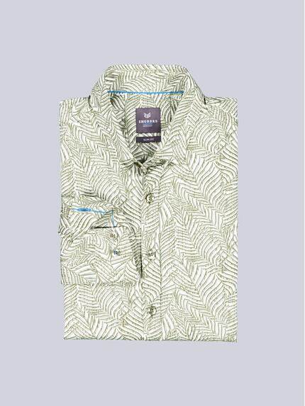 ENGBERS GERMANY Herren Langarm-Hemd mit Satinanteil Hellgruen 38544 ENGBERS GERMANY Herren Langarm-Hemd mit Satinanteil Hellgruen 38544