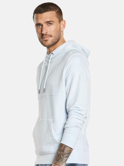 emilio adani Herren Sweatshirt mit Kapuze Blau 34700
