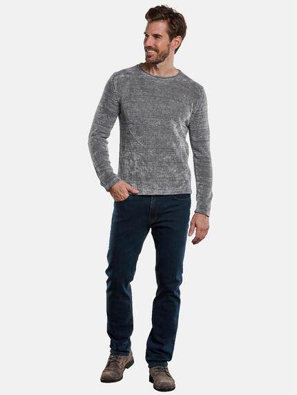 engbers Herren Pullover Rundhals Silbergrau 32877 engbers Herren Pullover Rundhals Silbergrau 32877