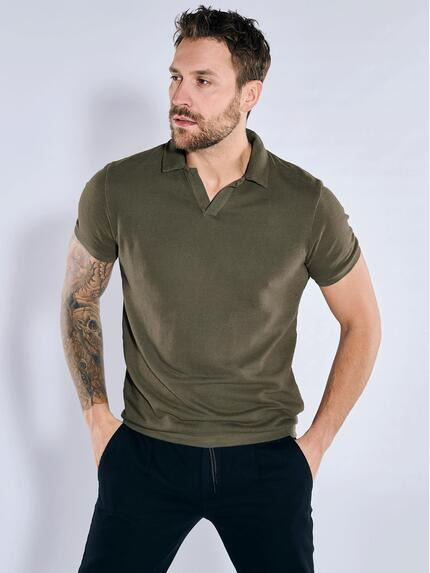 emilio adani Polo-Shirt strukturiert Khaki