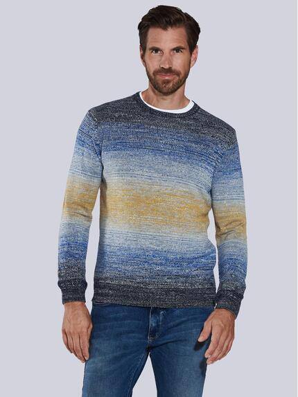 engbers Pullover gestreift Mehrfarbig
