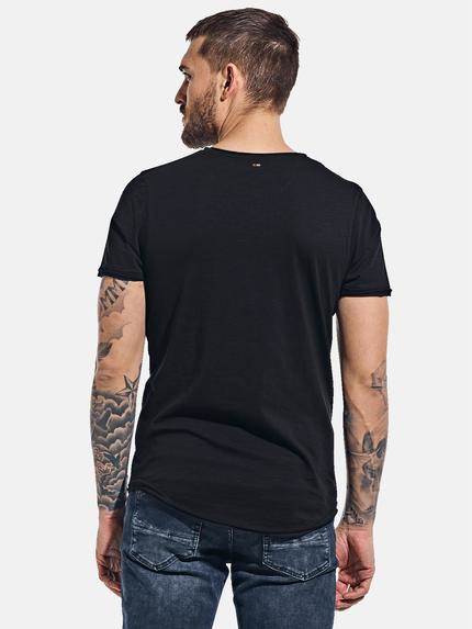 emilio adani Herren Basic-Shirt "My Favorite" Schwarz 33488 emilio adani Herren Basic-Shirt "My Favorite" Schwarz 33488